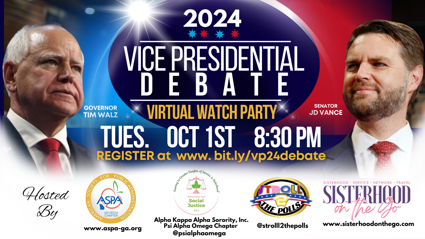 Vice Presidential Debate Flyer